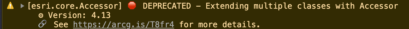 Deprecated Accessor
